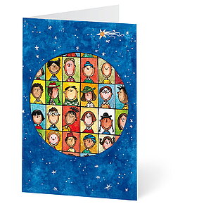 UNICEF Grusskarte Gemeinsam für Kinder