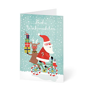 UNICEF Grusskarte Lustige Weihnachtszeit