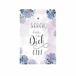 UNICEF Grusskarte Postkarten Nachricht an dich