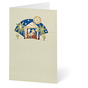 UNICEF Grusskarte Stern über Bethlehem