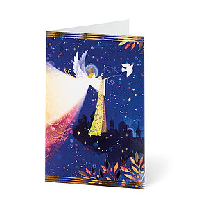 UNICEF Grusskarte Weihnachtsleuchten