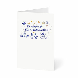 UNICEF Grusskarte Julia Engelmann - Millionen Sterne