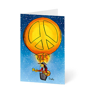 UNICEF Grusskarte Rock 'n' Peace